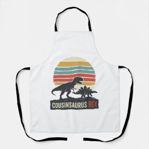 Tablier Cousinsaurus Rex Drôle Dinosaure Vintage T-Shirt D
