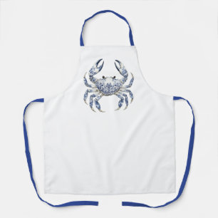Tablier Crabe bleu
