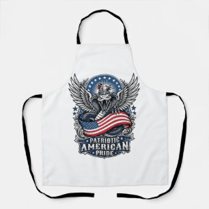 Tablier Crâne de serpent patriotique Liberté Bête Hybride