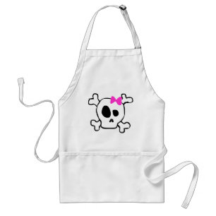 Tablier Crâne Girly