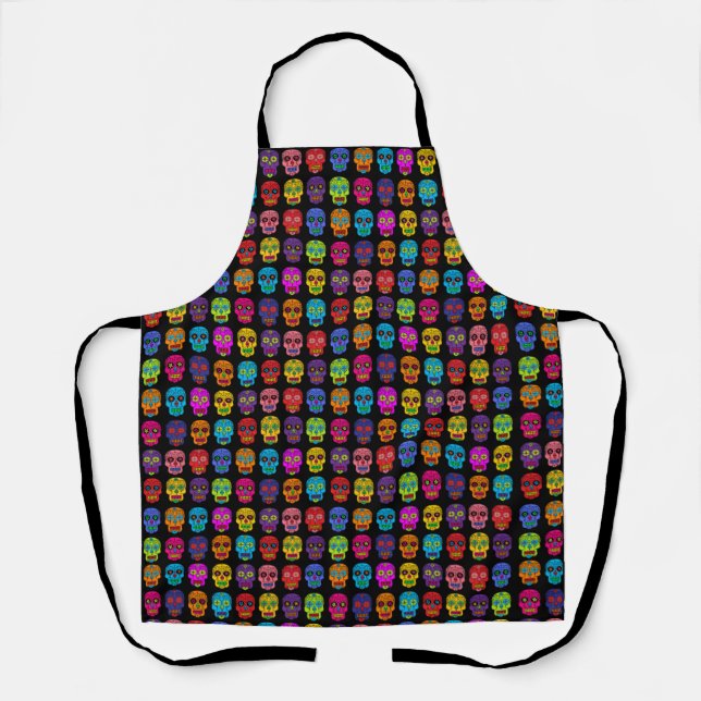 Tablier Crânes de Sucre (Recto)