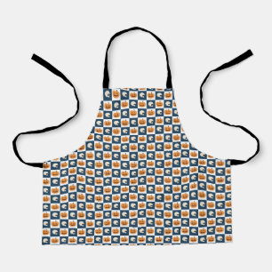 Tablier Crânes et Citrouilles