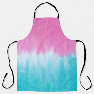 Tablier Cravate-Dye Abstrait : Conception de tissu de coto