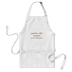 Tablier Créé pour les Moments Café Servis avec Passion