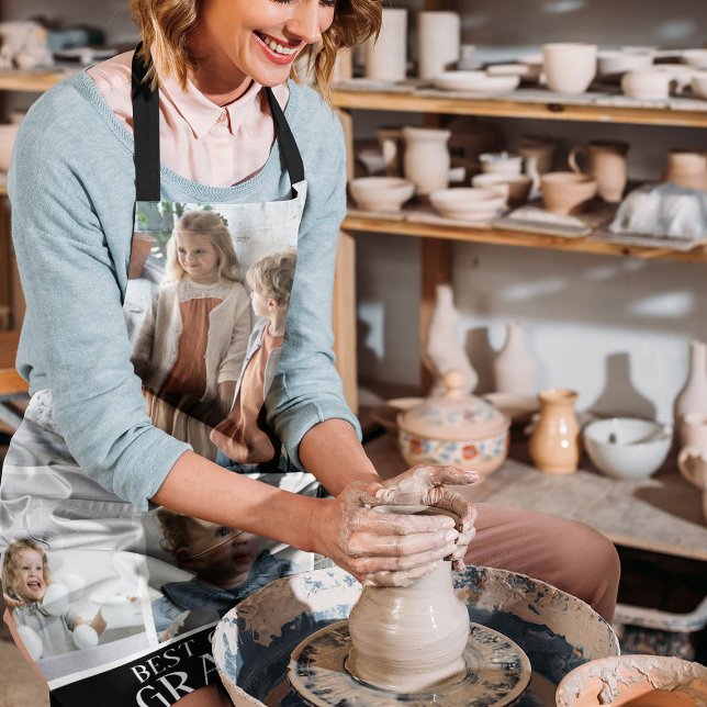 Tablier Créez votre propre grand-mère meilleur cuisinier c (Créateur téléchargé)