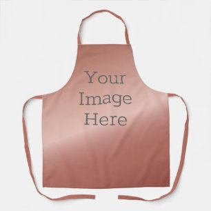 Tablier Créez votre propre Rose métallique Gold Faux Foil