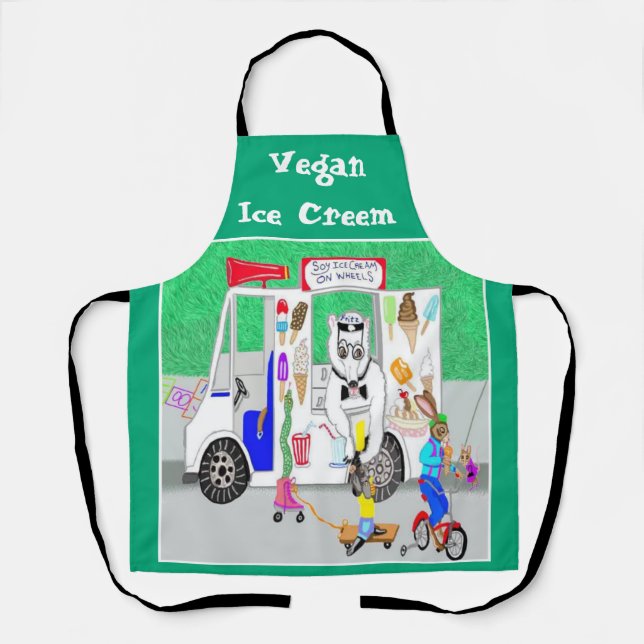 Tablier Crème glacée végétale (Recto)