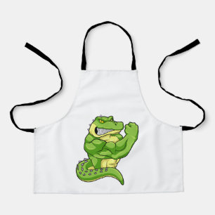 Tablier Crocodile comme Bodybuilder & grands Muscles