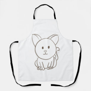 Tablier Croquis adorable pour chat