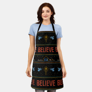 Tablier CROYEZ VRAIMENT Sweater de Noël Chrétien religieux