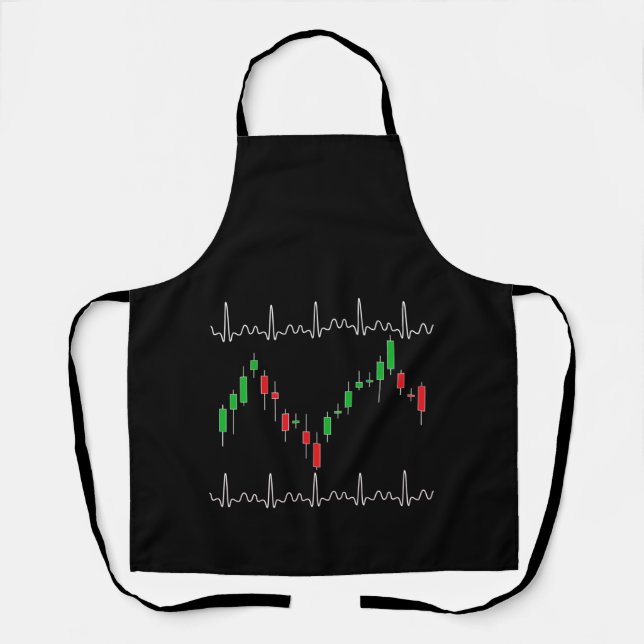 Tablier Crypto pulse pulse de coeur du commerçant (Recto)