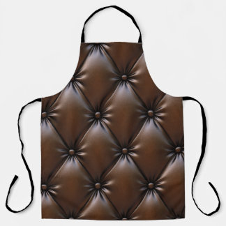 Tablier Cuir Chocolat : Texture de Revêtement Luxueux