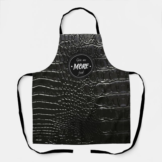 TABLIER CUIR CROCODILE (Recto)