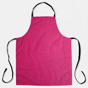 Tablier Cuir rose peau texture cuir