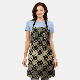 Tablier Cuire dans le style belle Sepia Tartan Plaid Miroi