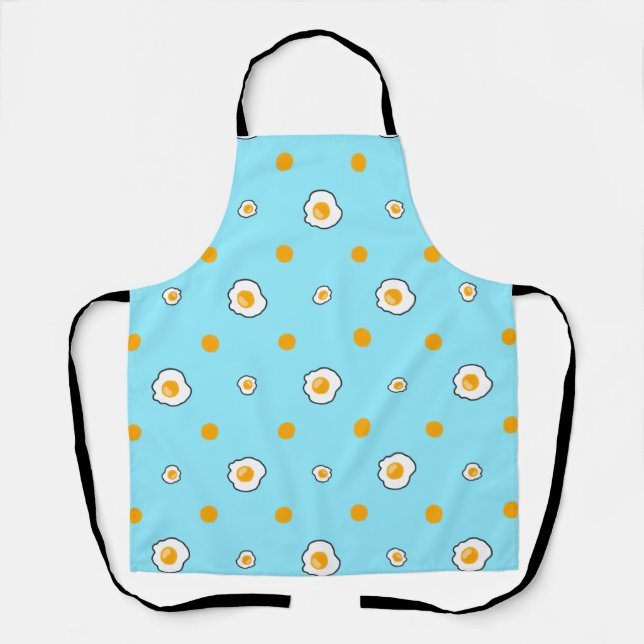 Tablier Cuisine à base d'oeufs doux et ensoleillés Yolka D (Recto)
