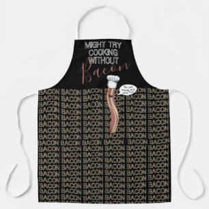 Tablier cuisine amoureuse de porc au bacon qui parle très 
