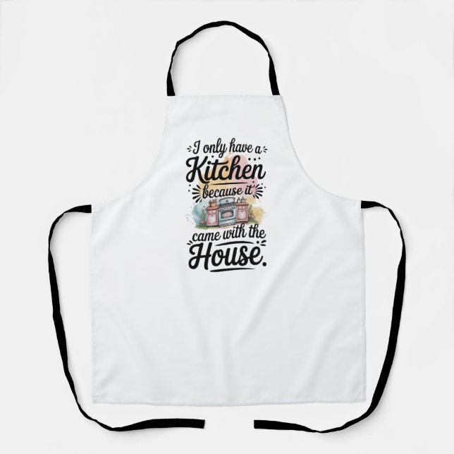 Tablier Cuisine amusante - Cadeau Chef & Cuisine (Recto)