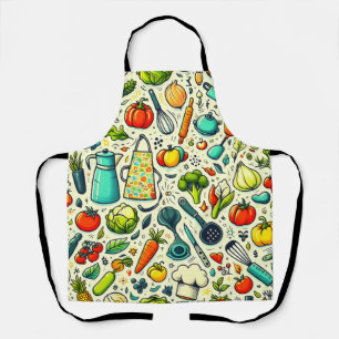 Tablier Cuisine aux fruits.
