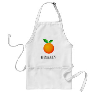 Tablier Cuisine aux fruits orange barbecue pour lui