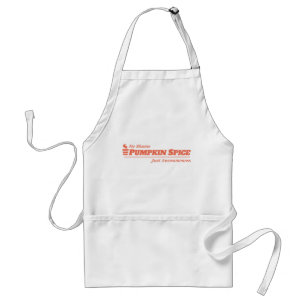 Tablier Cuisine avec Citrouille Spice Slogan Fun Logo Auto