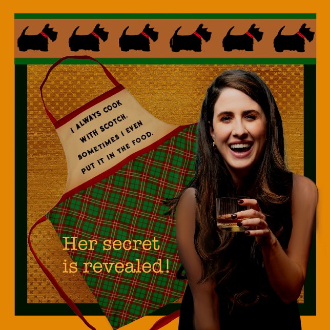 Tablier Cuisine Avec Ecosse (Créateur téléchargé)