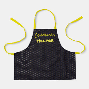 Tablier Cuisine avec grand-mère Motif Brown enfants Apron