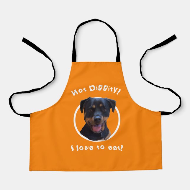 Tablier Cuisine avec notre Rottweiler Personnaliser Apron (Recto)