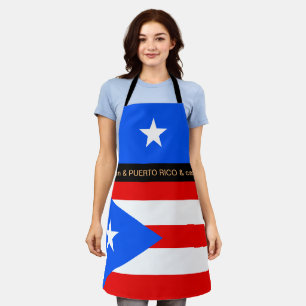 Tablier Cuisine Carribean & Porto Rico Drapeau Cuisine Che