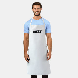 Tablier Cuisine "Chef", cuisine noir blanc