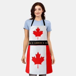 Tablier Cuisine Chefs cuisine Canada et Drapeau canadien