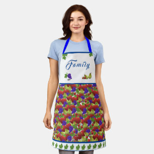 Tablier Cuisine colorée à thème de fruits