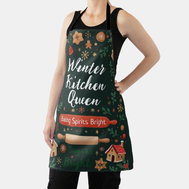 Tablier Cuisine d'hiver Queen Holiday Baking Apron (Insitu)