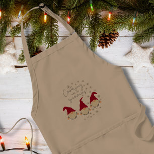 Tablier Cuisine drôle avec mes Gnomies vacances Design