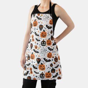 Tablier Cuisine effrayante et mignonne pour Halloween