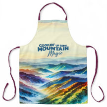 Cuisine En Haut D'Un Parc Magique De Montagne