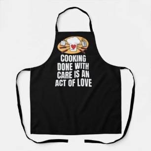 Tablier Cuisine faite avec soin est un acte d'amour