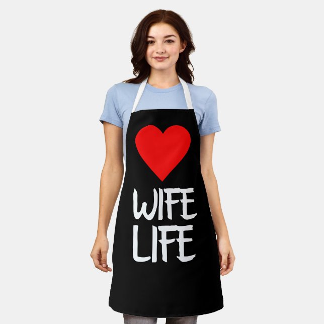 TABLIER CUISINE FEMME APRON (Porté)