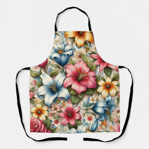 Tablier Cuisine Florale Délicieuse Apron