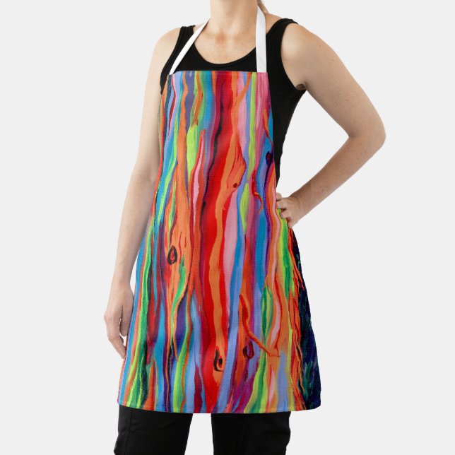 Tablier Cuisine Hawaiian Rainbow Eucalyptus BBQ Apron (Insitu)