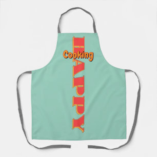 Tablier Cuisine Heureuse Aqua