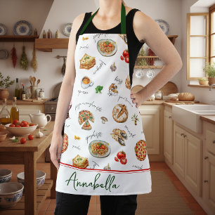 Tablier Cuisine Italienne Amusante Cuisine Maison