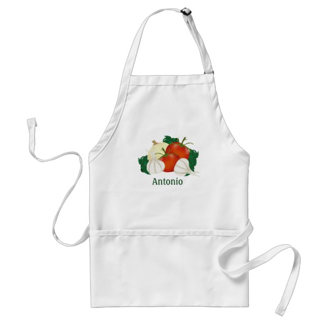 Tablier Cuisine italienne Espace personnalisé (Devant)