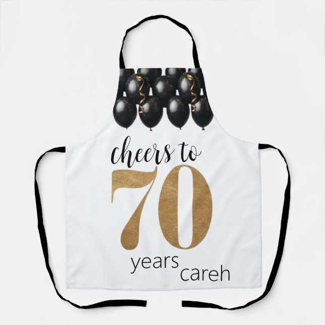 Tablier cuisine jusqu'à 70 ans de saveur (Recto)