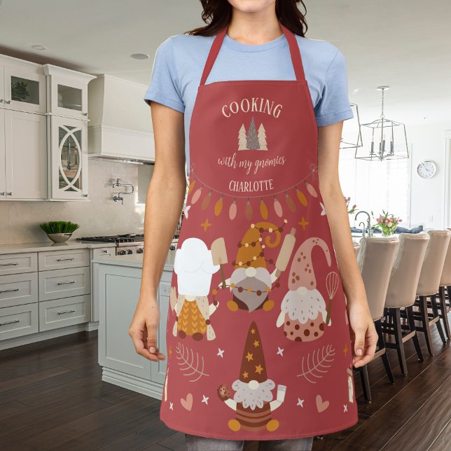 Tablier Cuisine mignonne avec mes Gnomies Custom (Créateur téléchargé)
