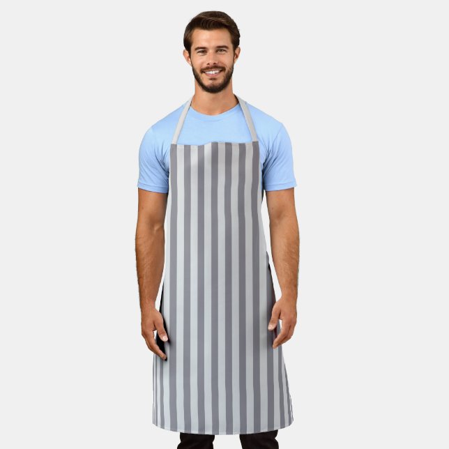 Tablier Cuisine moderne Gris Barbecue Cuisine Chef Apron (Porté)