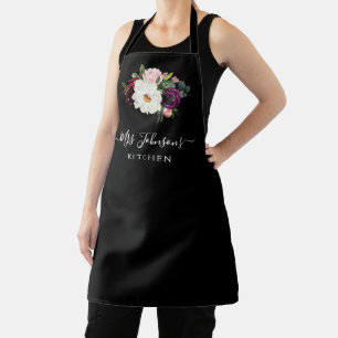 Tablier Cuisine personnalisée à base de baies et de fleu