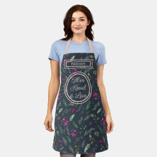Tablier Cuisine personnalisée bleue marine moderne