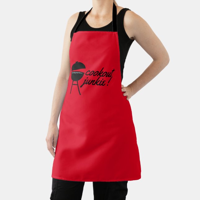 Tablier Cuisine personnalisée Junkie Griller Chef Baker (Insitu)