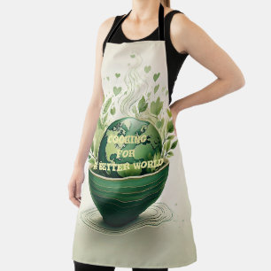 Tablier Cuisine pour un monde meilleur - Apron respectueux
